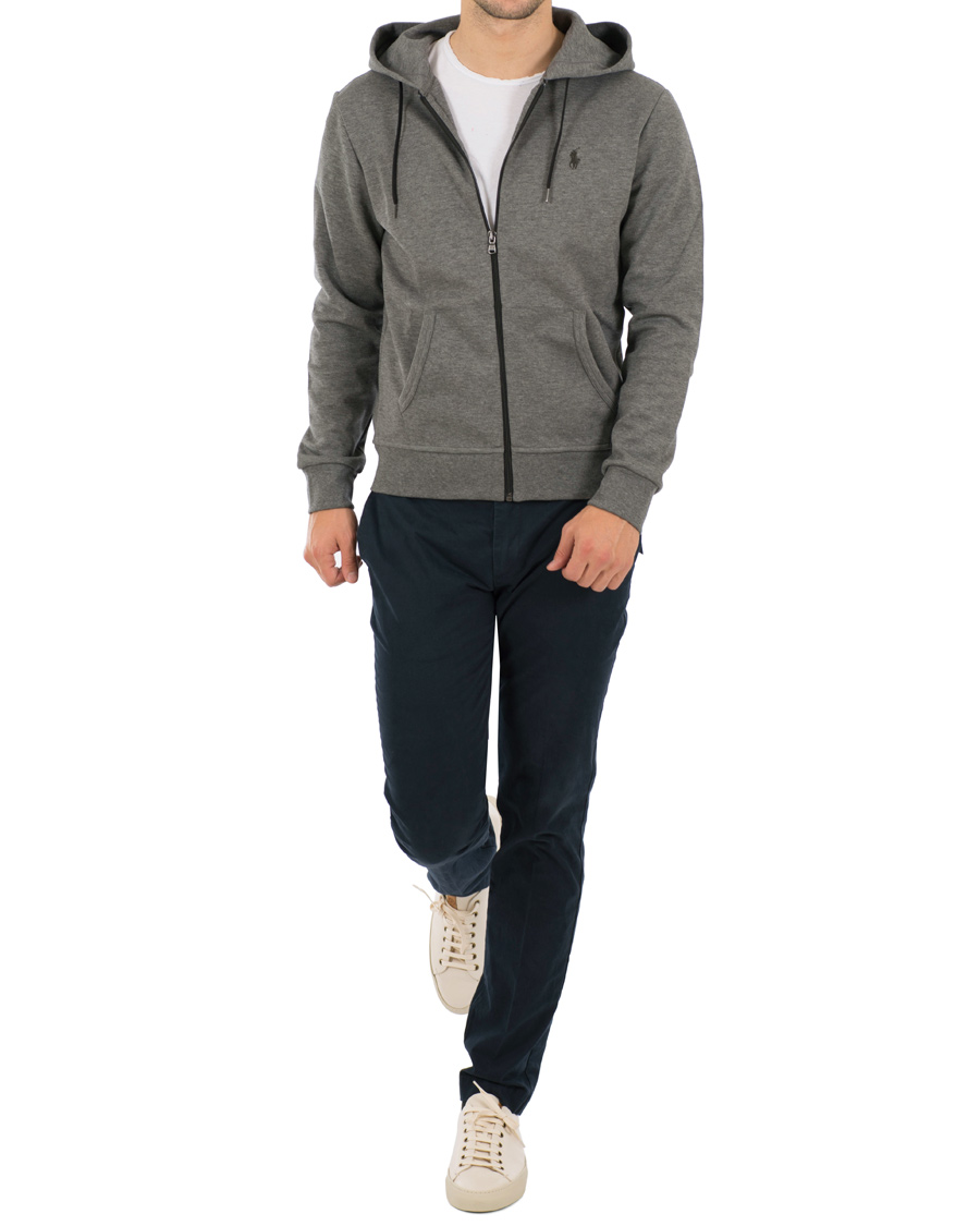Herr | Tröjor | Polo Ralph Lauren | Full Zip Hoodie Foster Grey