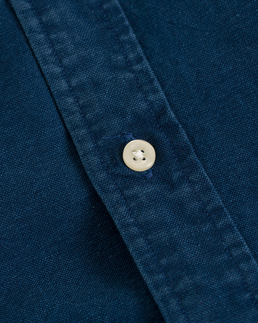 Herr | Skjortor | Polo Ralph Lauren | Slim Fit Garment Dyed Oxford Shirt Indigo