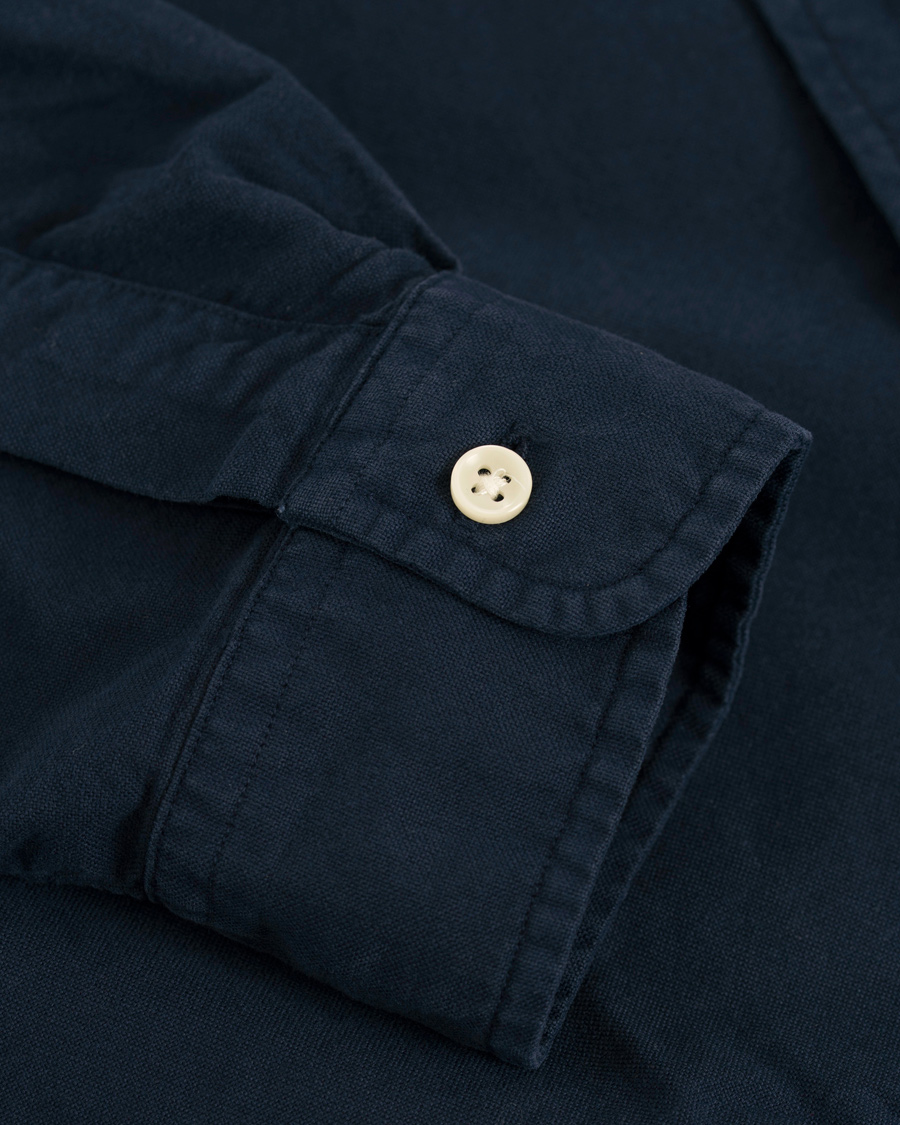 Herr | Skjortor | Polo Ralph Lauren | Slim Fit Garment Dyed Oxford Shirt Windsor Navy