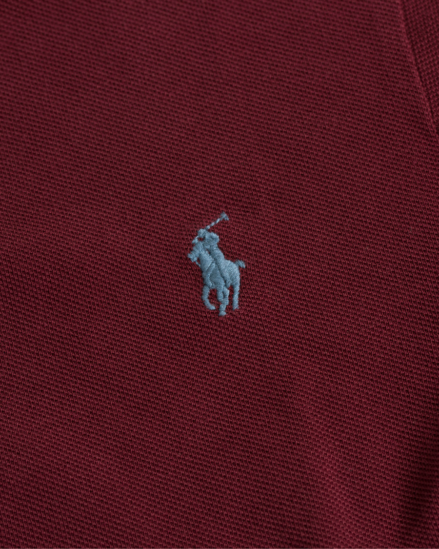 Herr | Pikéer | Polo Ralph Lauren | Slim Fit Pima Cotton Polo Fall Burgundy