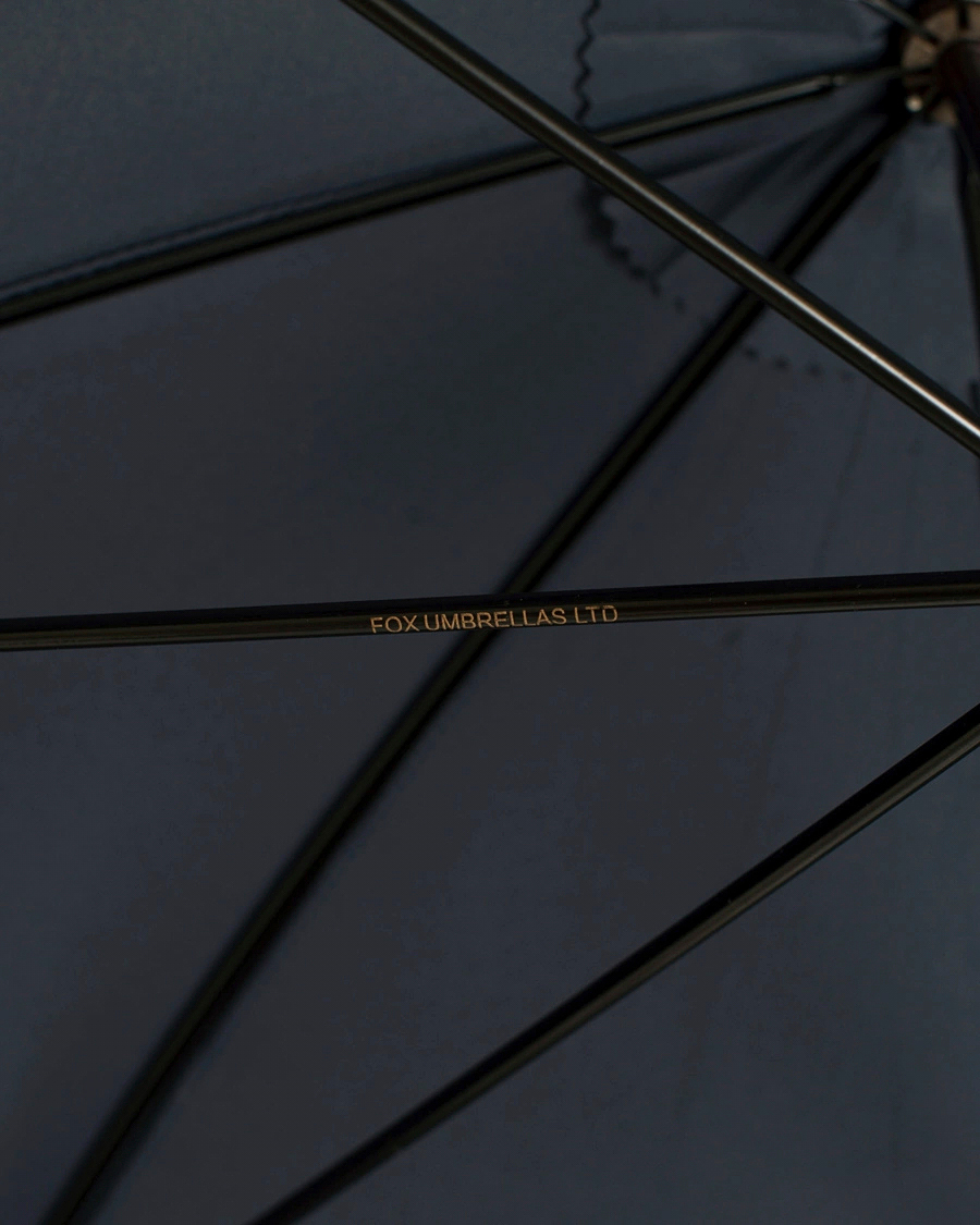 Herr | Fox Umbrellas Silver Dog Umbrella Navy | Fox Umbrellas | Silver Dog Umbrella Navy
