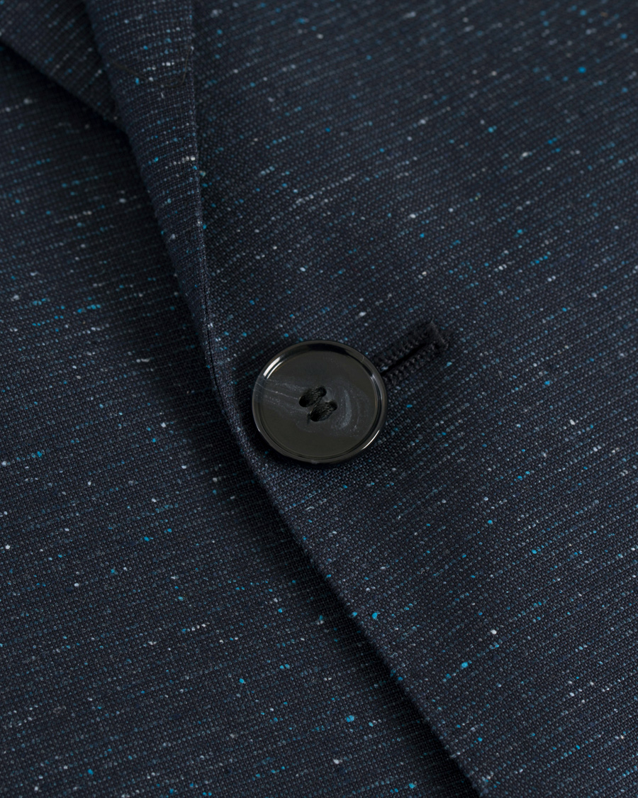 Herr | Kostymer | HUGO | Arti Hesten Wool/Silk Donegal Suit Navy