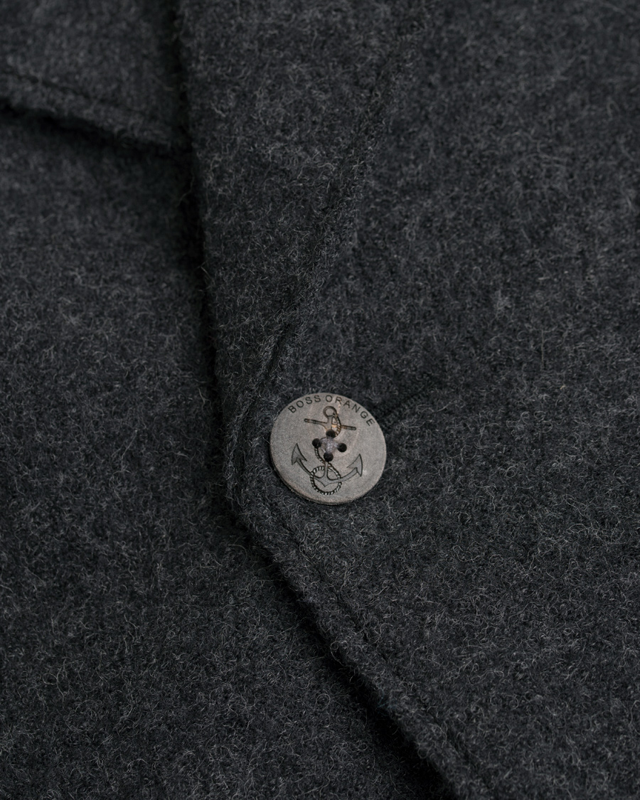 Herr | Jackor | BOSS ORANGE | BOSS Casual Branco Wool Peacoat Dark Grey