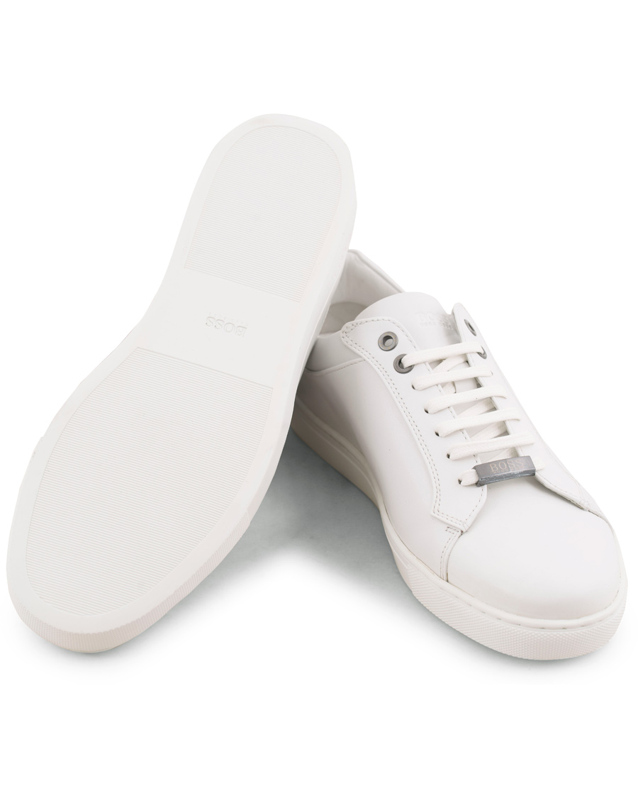 Herr | BOSS Tribute Tenn Sneaker White | BOSS BLACK | BOSS Tribute Tenn Sneaker White