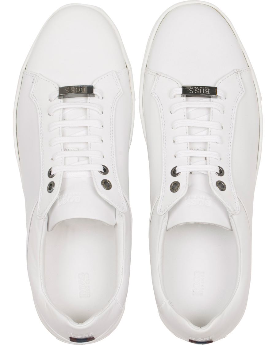 Herr | BOSS Tribute Tenn Sneaker White | BOSS BLACK | BOSS Tribute Tenn Sneaker White
