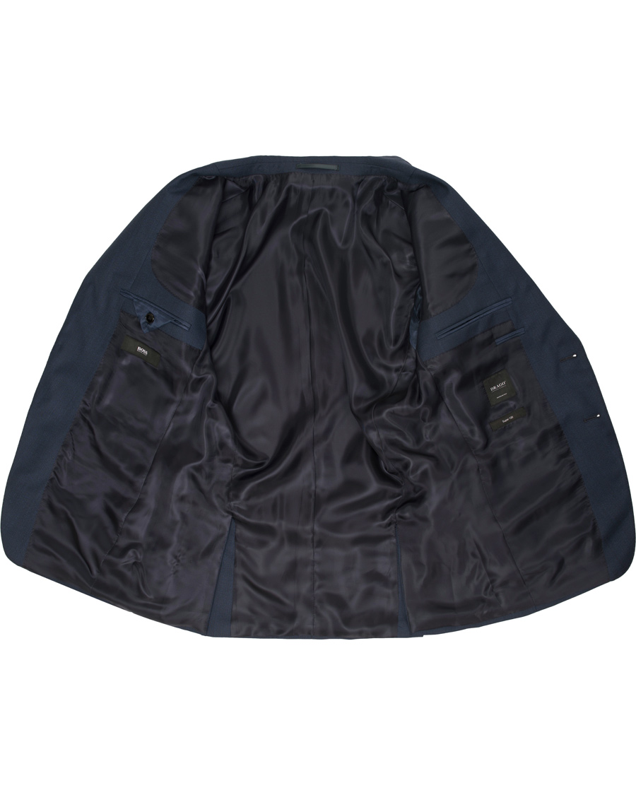 Herr | Kostymer | BOSS BLACK | BOSS Huge/Genius Wool Suit Blue