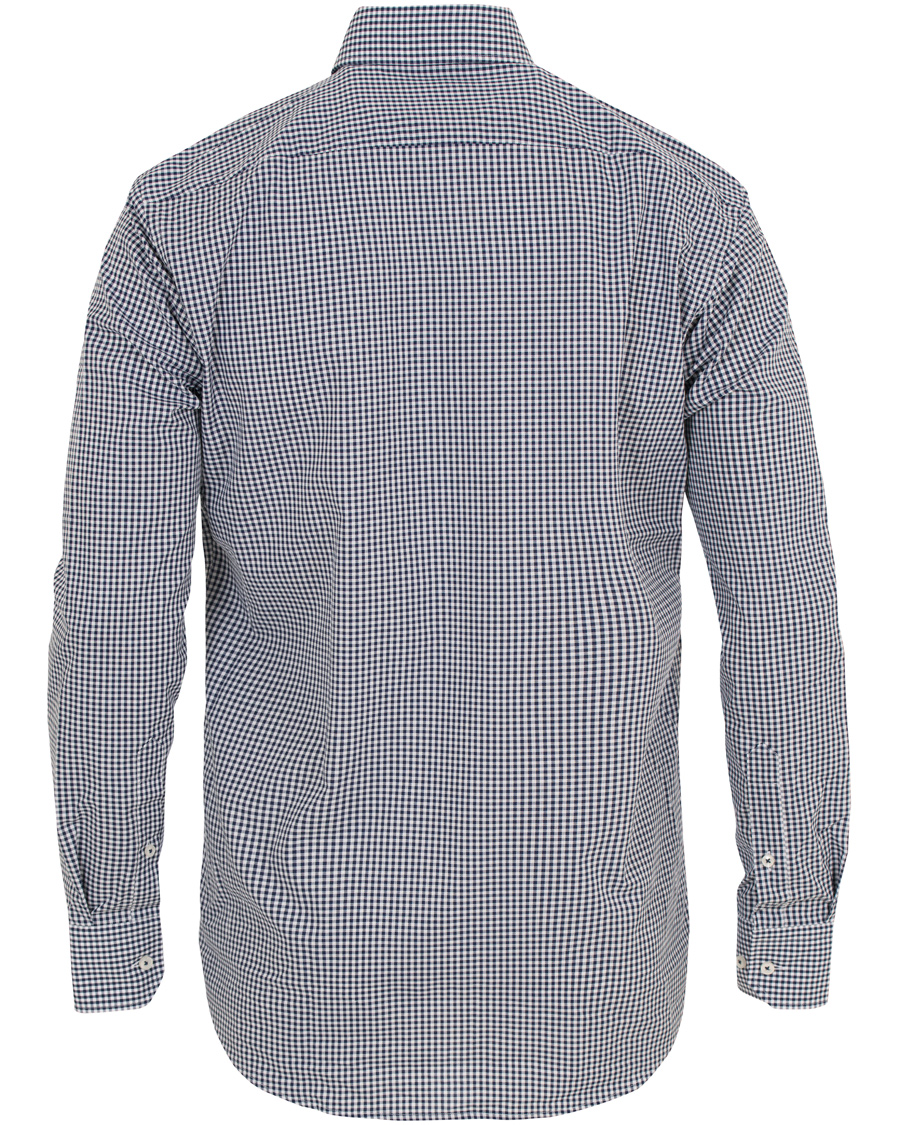 Herr | Skjortor | BOSS BLACK | BOSS Glent Slim Fit Check Contrast Shirt Blue