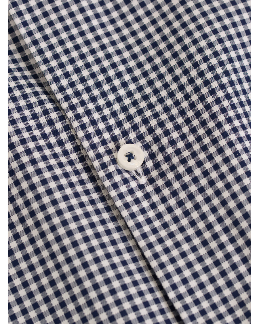 Herr | Skjortor | BOSS BLACK | BOSS Glent Slim Fit Check Contrast Shirt Blue