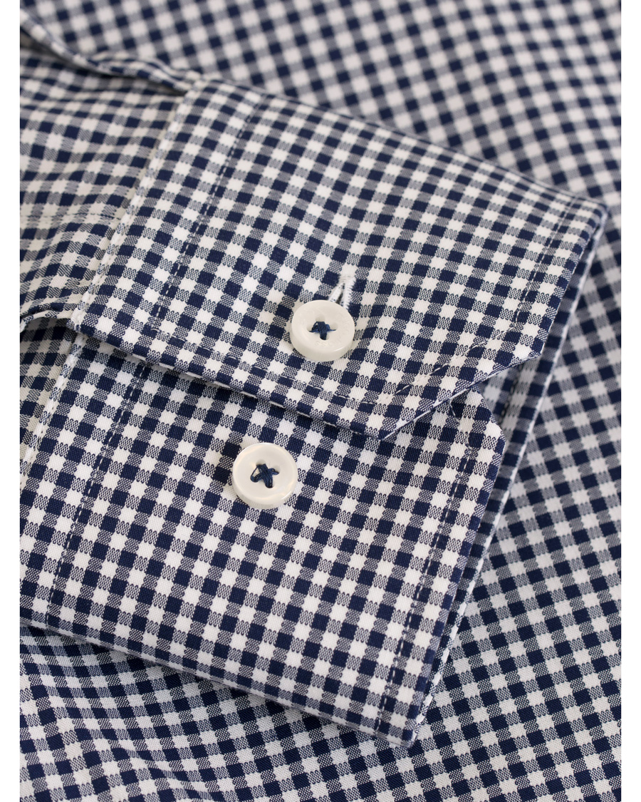 Herr | Skjortor | BOSS BLACK | BOSS Glent Slim Fit Check Contrast Shirt Blue