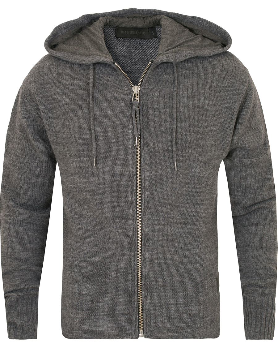 Herr | Tröjor | Tiger of Sweden Jeans | Syl Plain Full Zip Hoodie Grey
