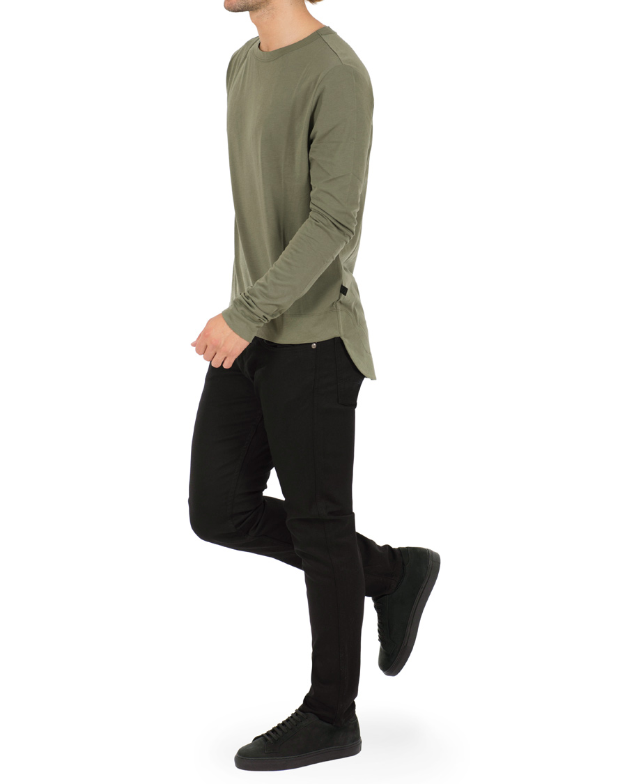Herr | T-Shirts | Tiger of Sweden Jeans | Trasher Long Sleeve Tee Green