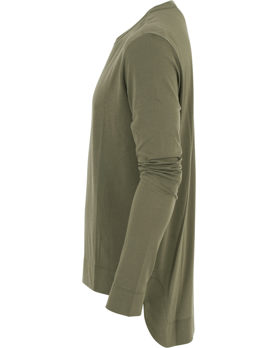 Herr | T-Shirts | Tiger of Sweden Jeans | Trasher Long Sleeve Tee Green