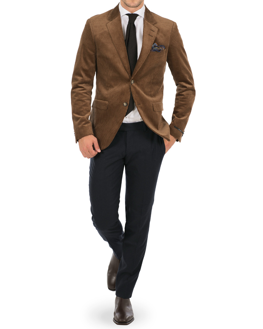 Herr | Kavajer | Tiger of Sweden | Lamonte Corduroy Blazer Brown