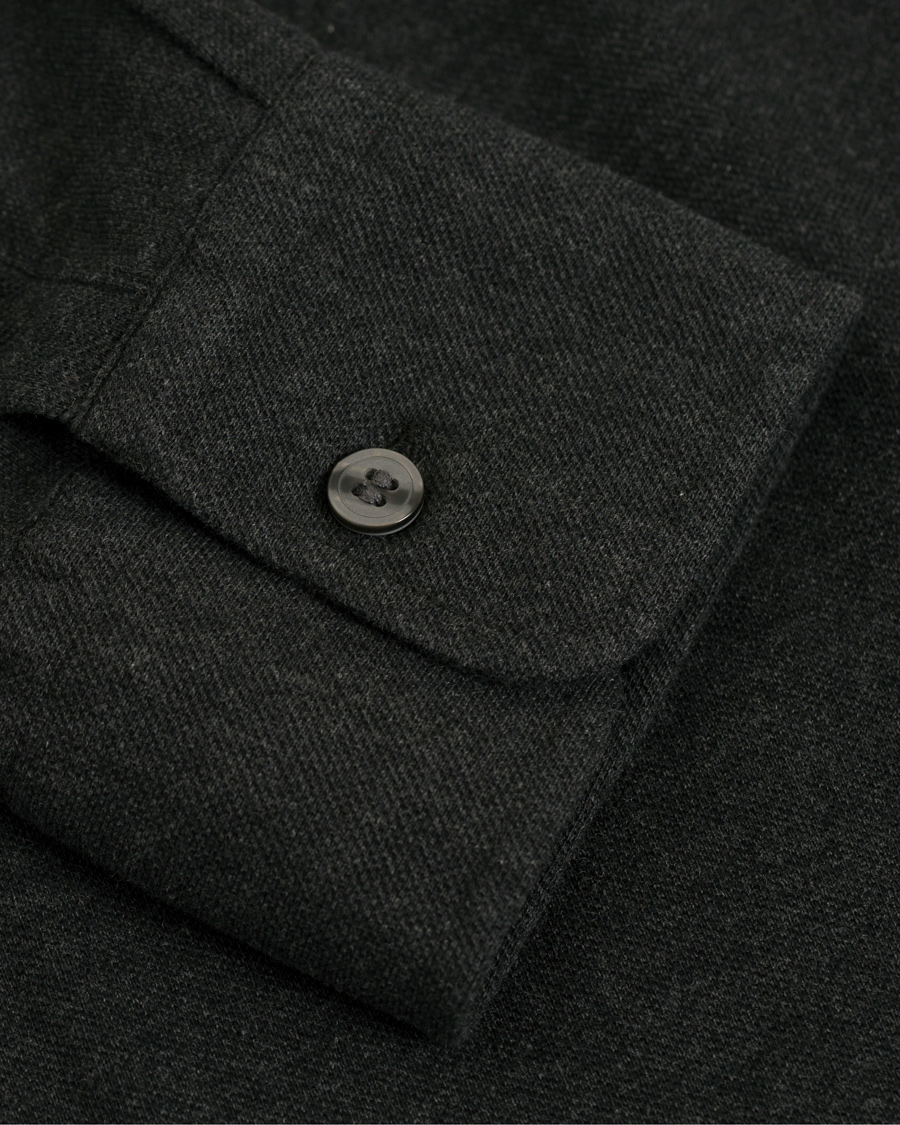 Herr | Skjortor | Tiger of Sweden | Donald Pique Shirt Charcoal