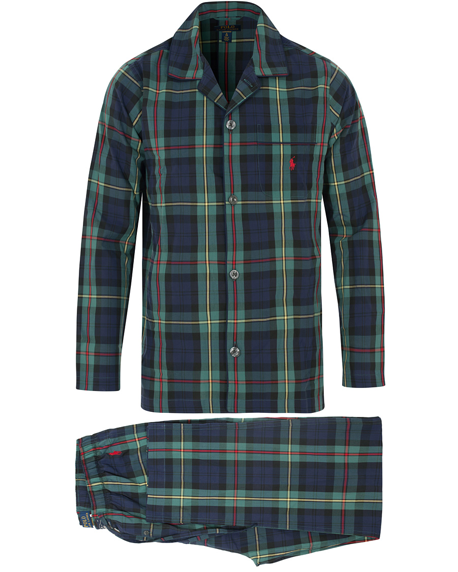 Herr | Underkläder | Polo Ralph Lauren | Spencer Plaid Check Pyjama Set Green/Blue