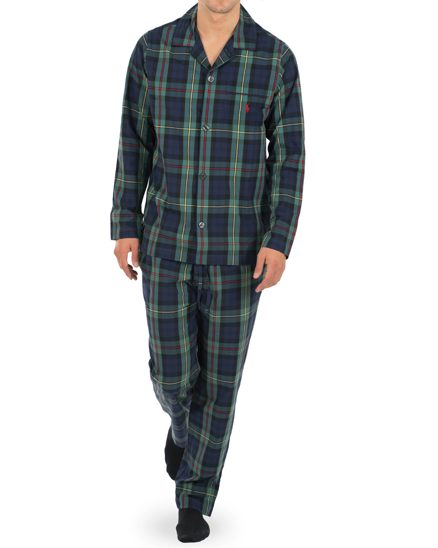 Herr | Underkläder | Polo Ralph Lauren | Spencer Plaid Check Pyjama Set Green/Blue