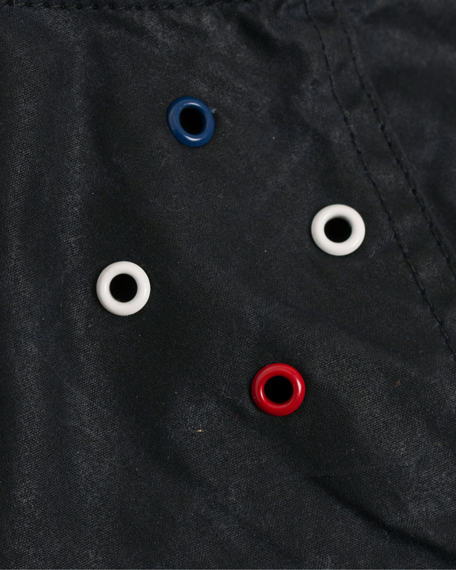 Herr | Jackor | Barbour International | Shell Wax Parka Navy