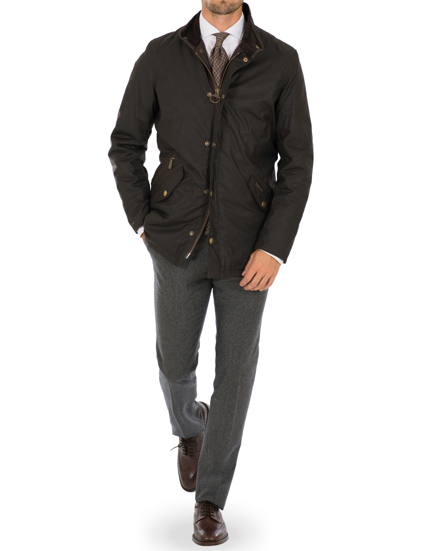 Herr | Jackor | Barbour Lifestyle | Prestbury Wax Jacket Rustic