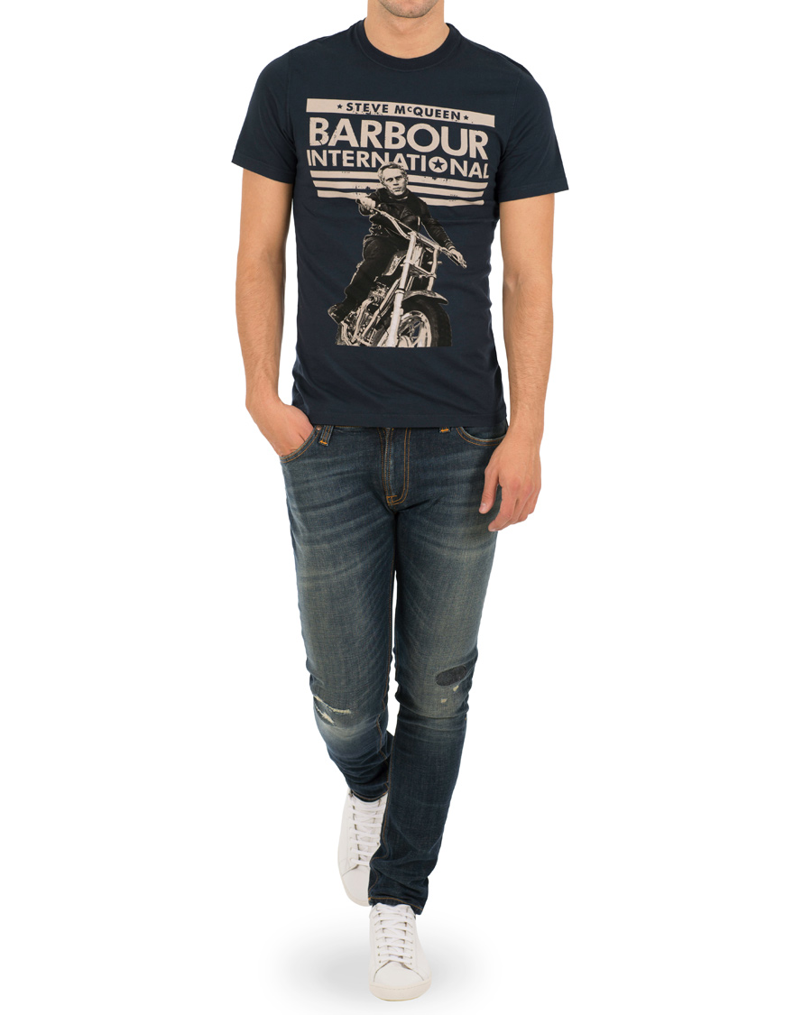 Herr | T-Shirts | Barbour International | Union Ride Tee Navy