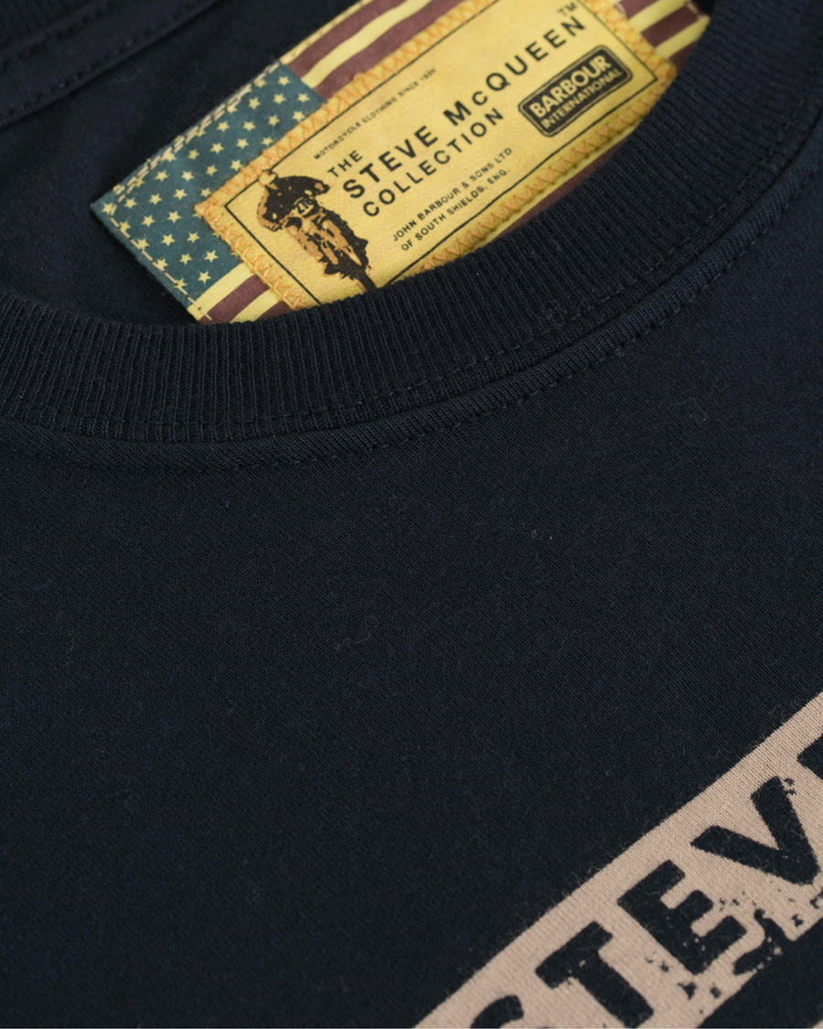 Herr | T-Shirts | Barbour International | Union Ride Tee Navy