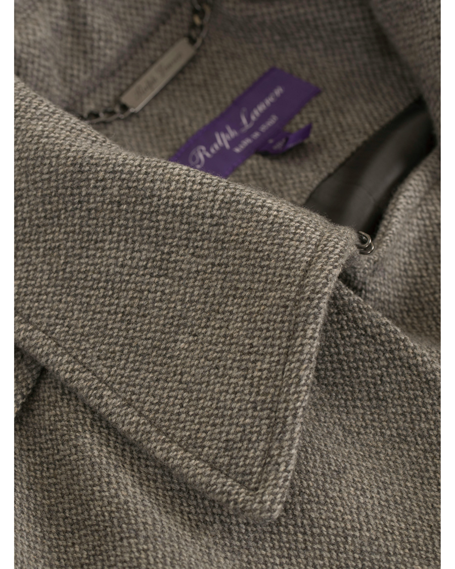 Herr | Jackor | Ralph Lauren Purple Label | Ingleton Trenchcoat Light Grey Melange