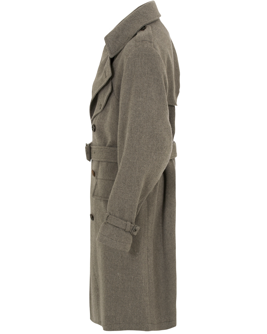 Herr | Jackor | Ralph Lauren Purple Label | Ingleton Trenchcoat Light Grey Melange