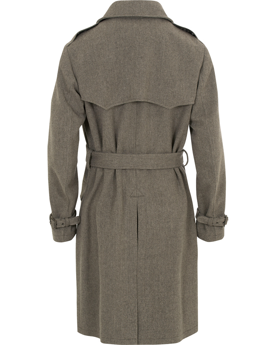 Herr | Jackor | Ralph Lauren Purple Label | Ingleton Trenchcoat Light Grey Melange