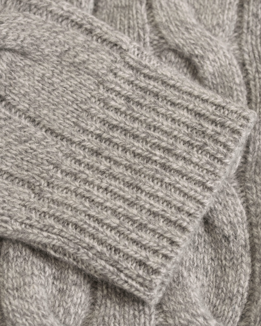 Herr | Tröjor | Morris Heritage | Cable Cardigan Grey