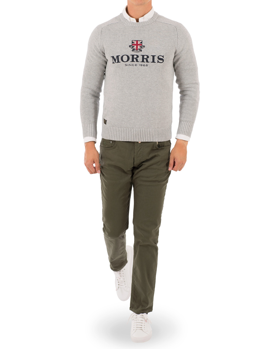 Herr | Tröjor | Morris | Morgan O-Neck Light Grey