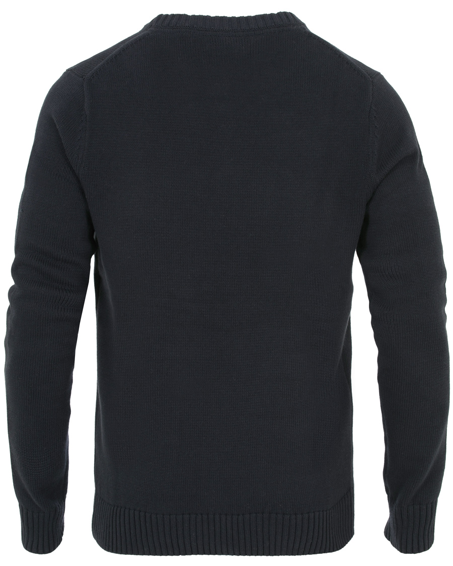 Herr | Tröjor | Morris | Logo Crew Neck Old Blue