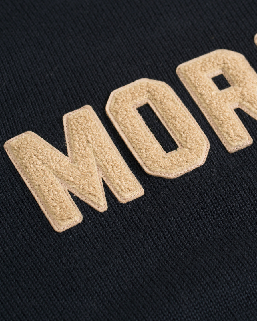 Herr | Tröjor | Morris | Logo Crew Neck Old Blue