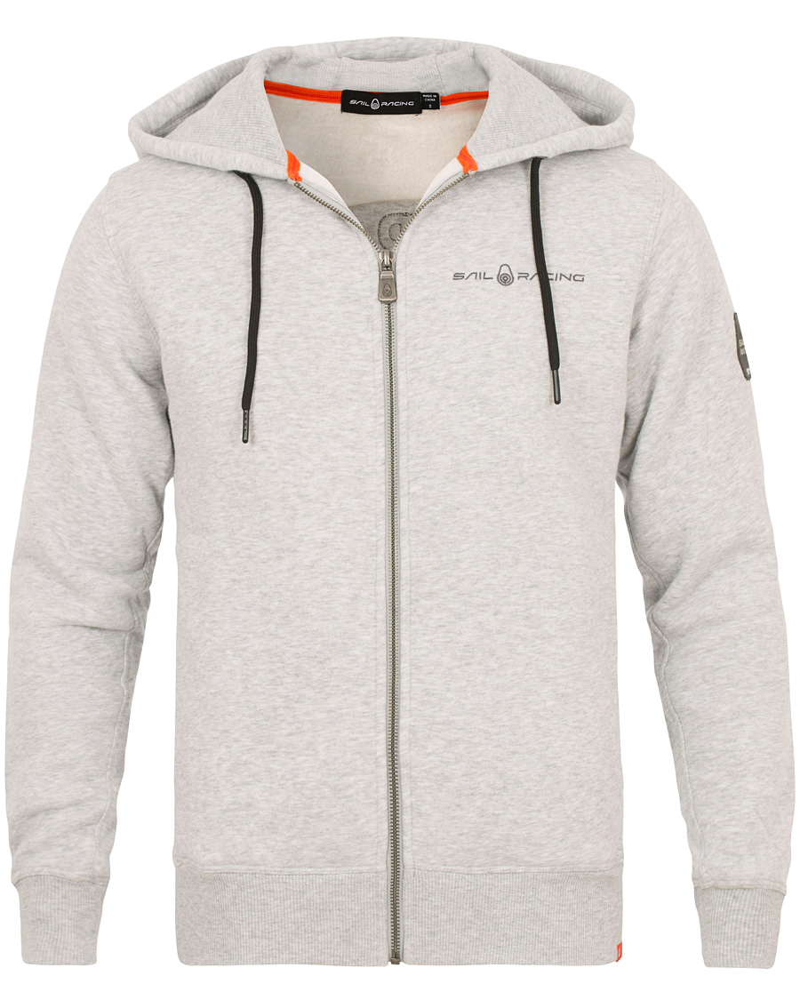 Herr | Tröjor | Sail Racing | Antarctica Zip Hoodie Grey Melange