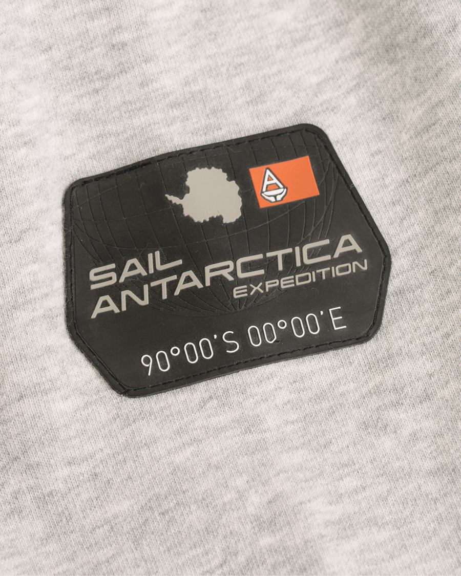 Herr | Tröjor | Sail Racing | Antarctica Zip Hoodie Grey Melange