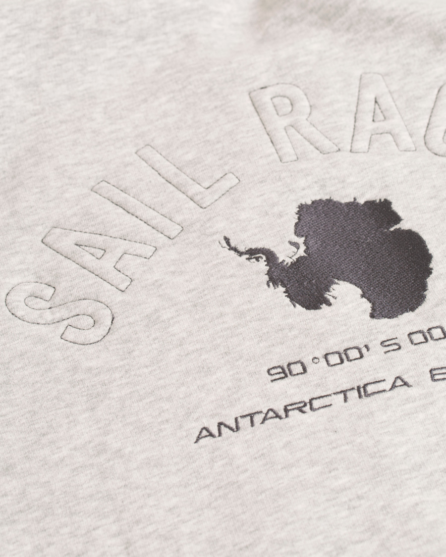 Herr | Tröjor | Sail Racing | Antarctica Zip Hoodie Grey Melange
