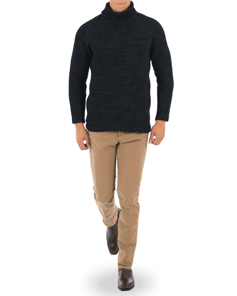 Herr | Tröjor | Nudie Jeans | Hans Indigo Turtle Blue
