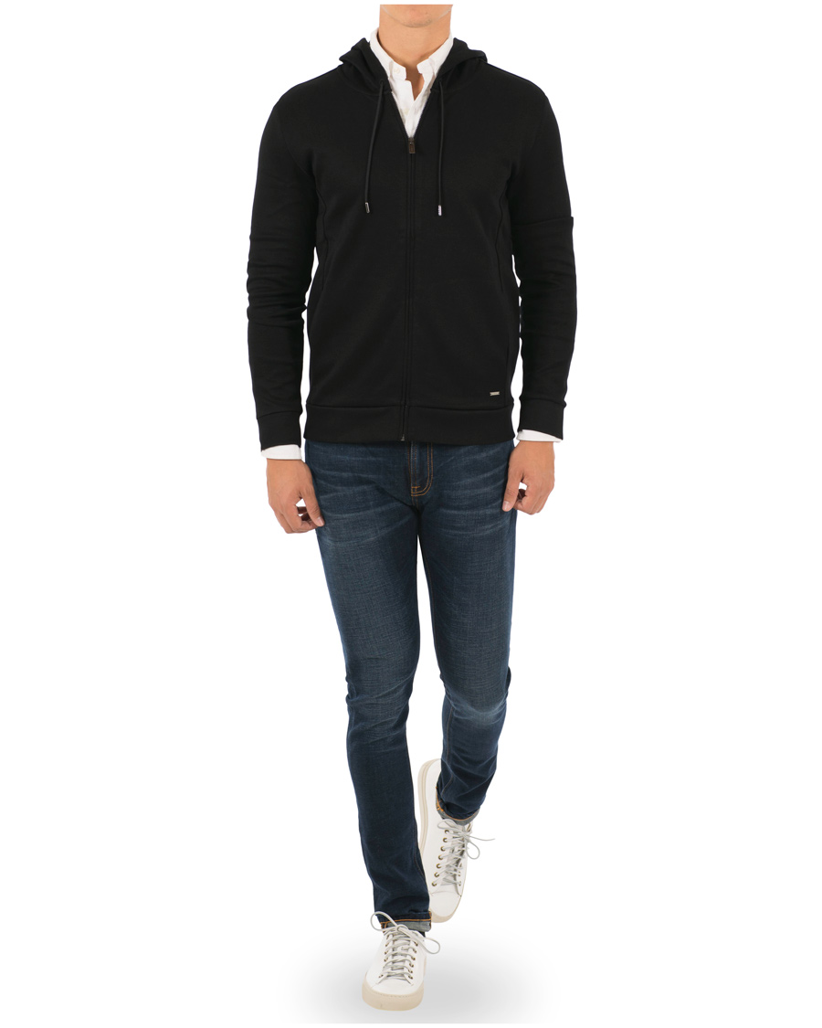 Herr | Jeans | Nudie Jeans | Skinny Lin Organic Slim Fit Stretch Jeans Dark Blue