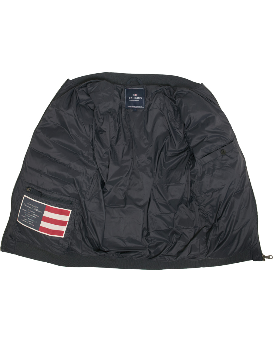 Herr | Jackor | Lexington | Aiden Bomber Jacket Deep Marine Blue