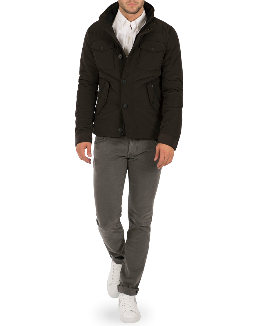 Herr | Jackor | J.Lindeberg | Bailey Stuctured Poly Jacket Brown