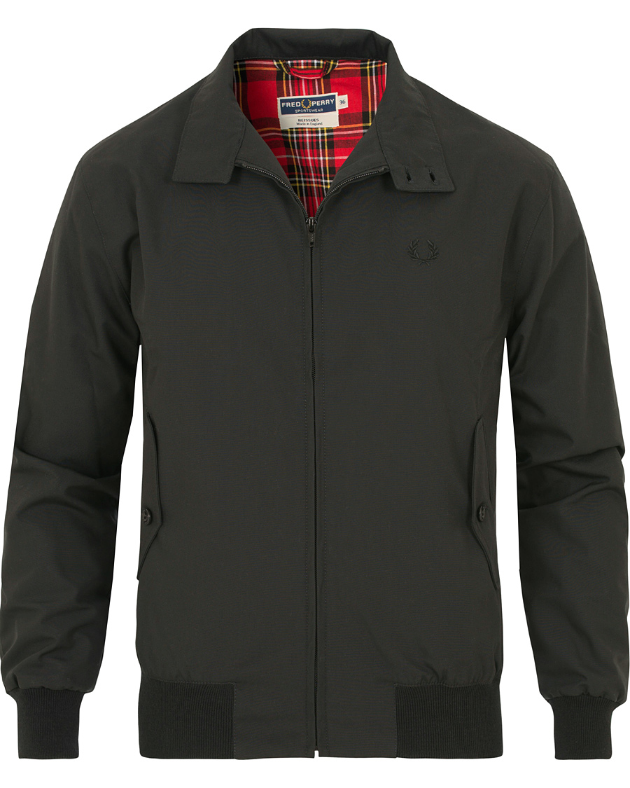 Herr | Jackor | Fred Perry Reissues | Made In England Harrington Jacket Black