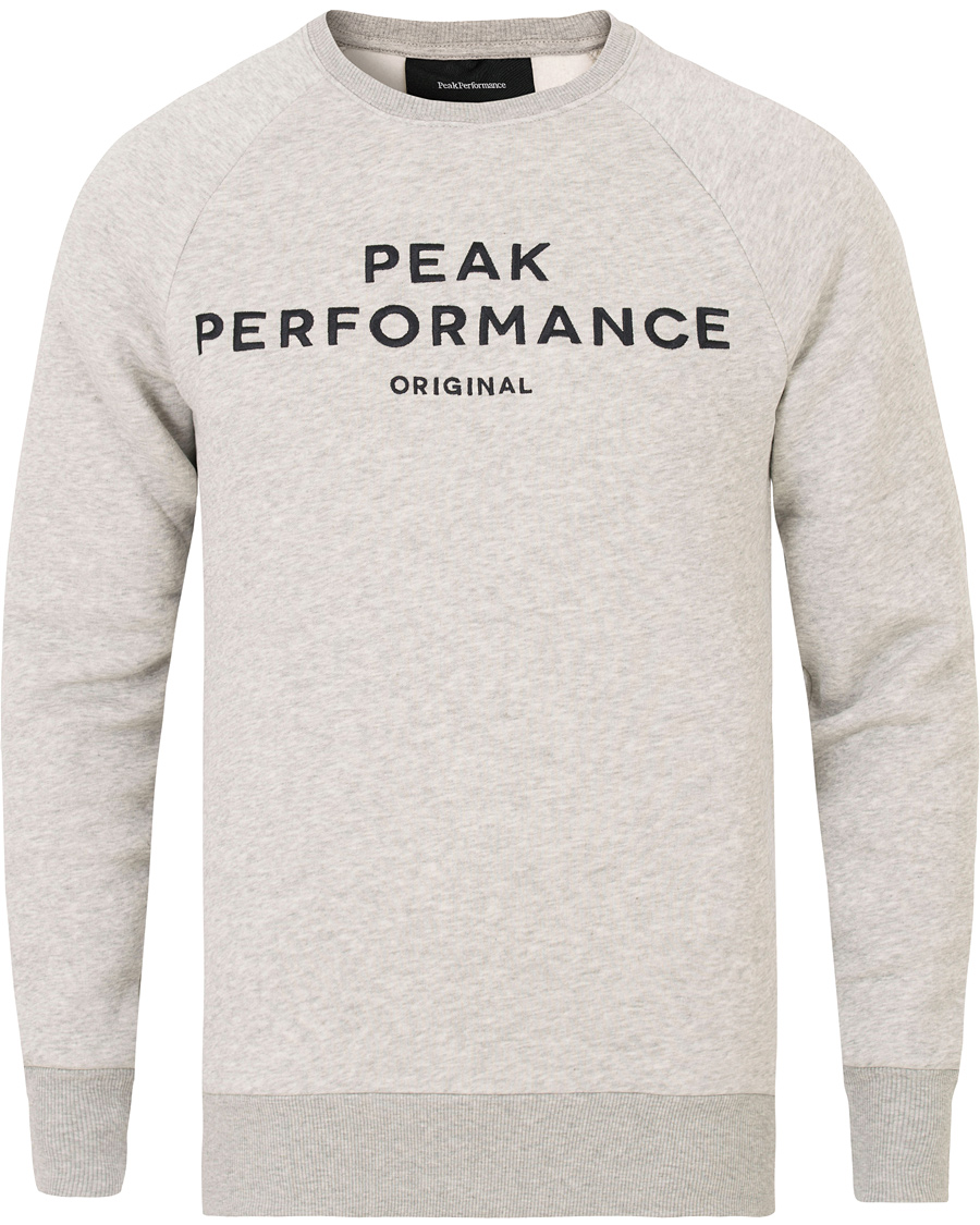 Herr | Tröjor | Peak Performance | Logo Crew Neck Sweatshirt Grey