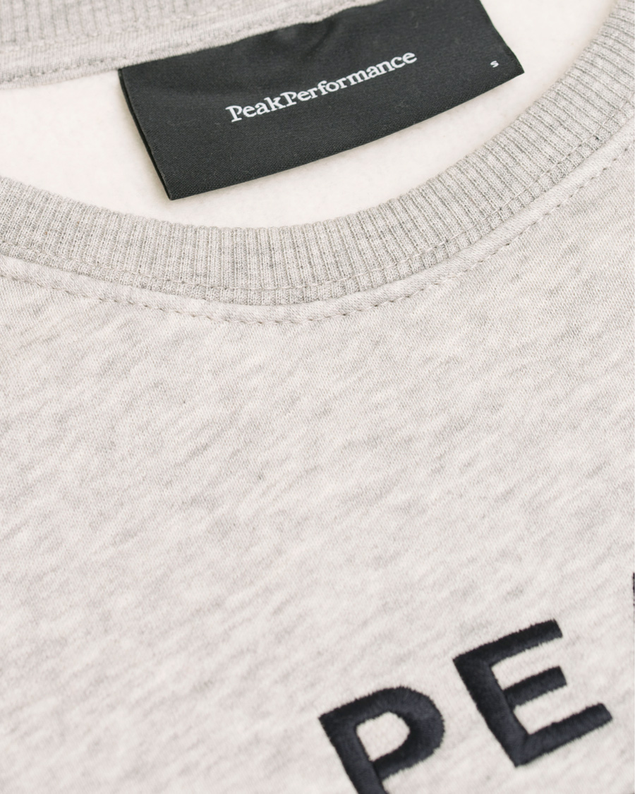 Herr | Tröjor | Peak Performance | Logo Crew Neck Sweatshirt Grey