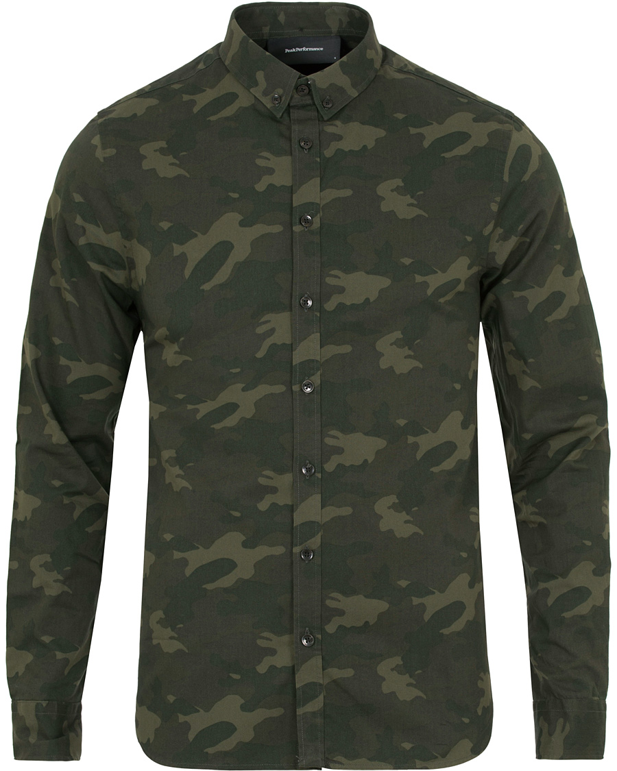 Herr | Skjortor | Peak Performance | Keen Camo Shirt Green