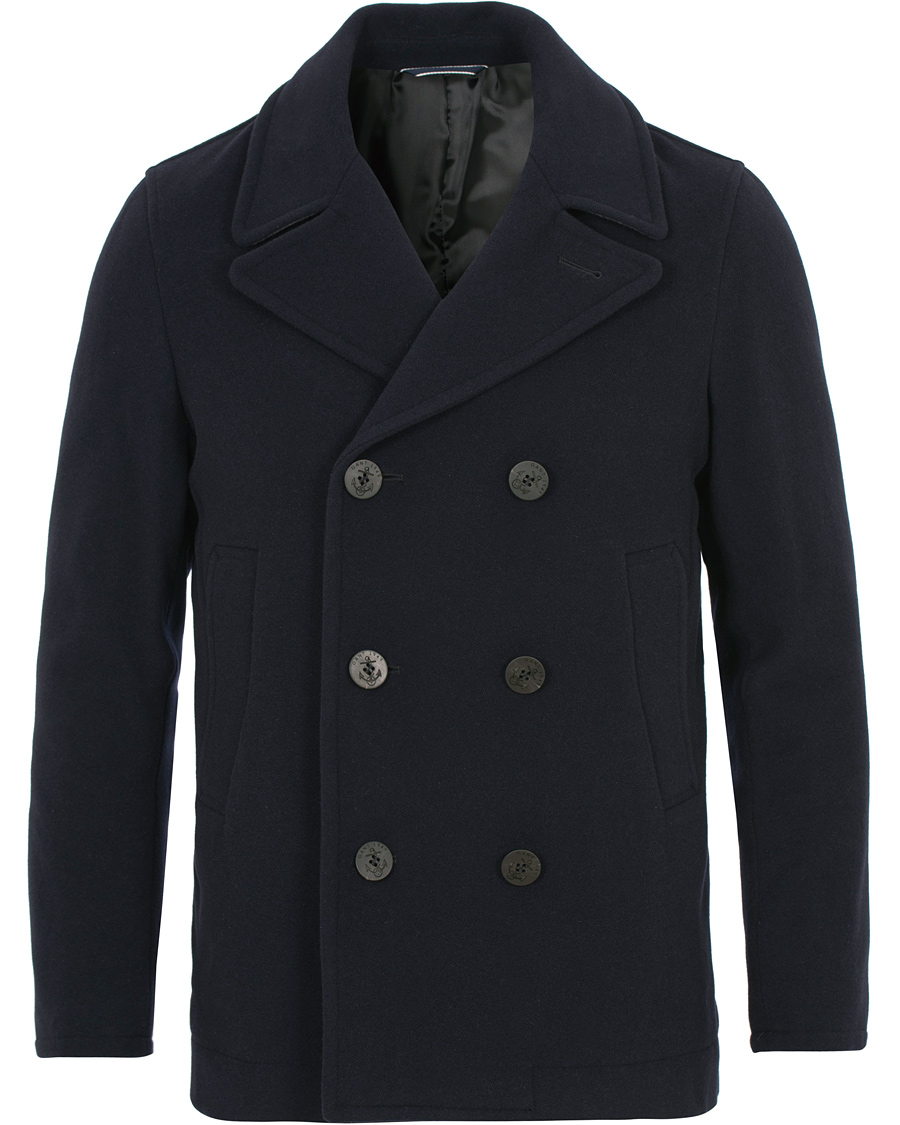 Herr | Jackor | GANT | The Weyland Peacoat Navy