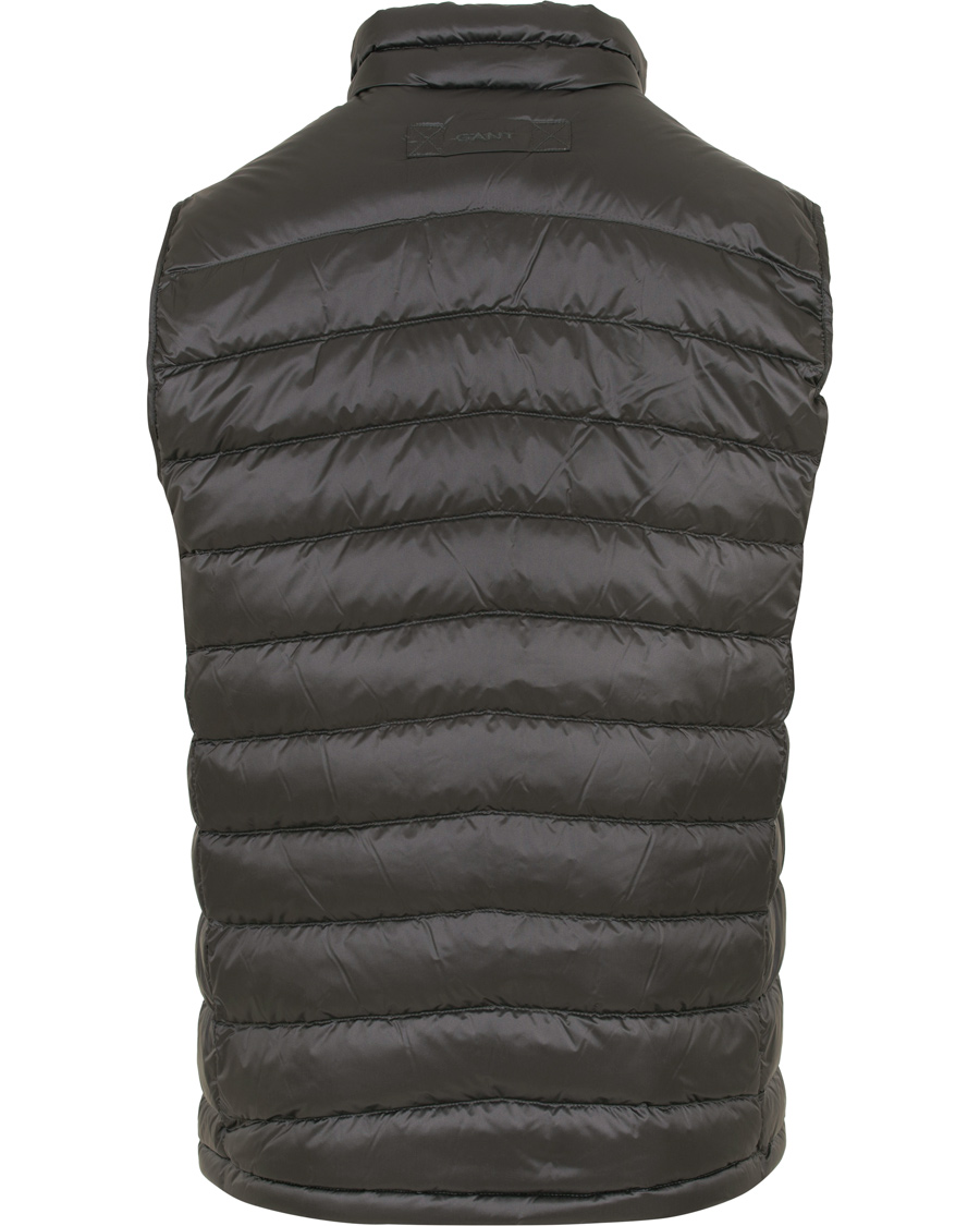 Herr | Jackor | GANT | The Airlight Down Vest Dark Grey