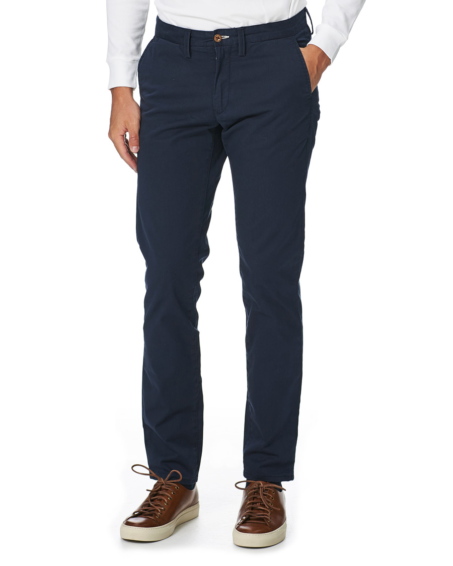 Herr | Byxor | GANT | Slim Twill Chino Marine