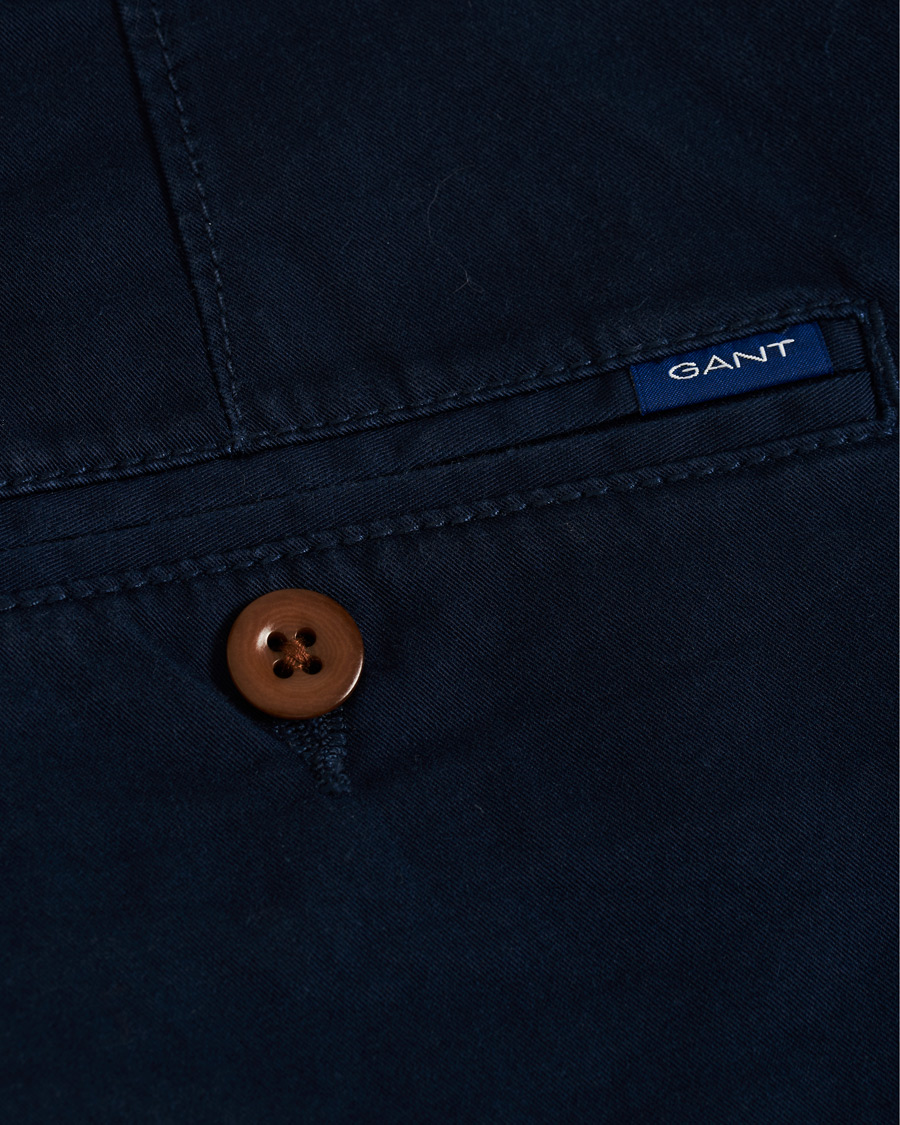 Herr | Byxor | GANT | Slim Twill Chino Marine
