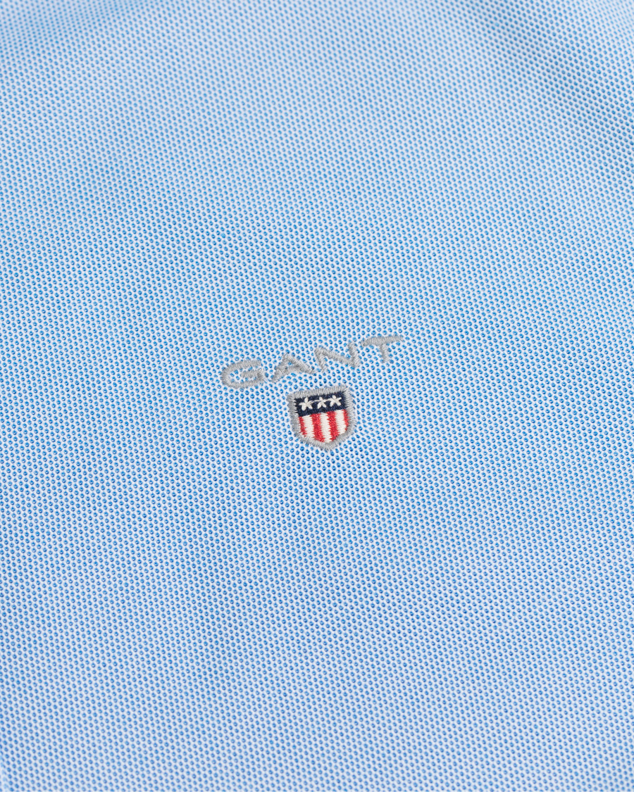 Herr | Skjortor | GANT | Slim Fit Tech Prep Pique Shirt Pallas Blue