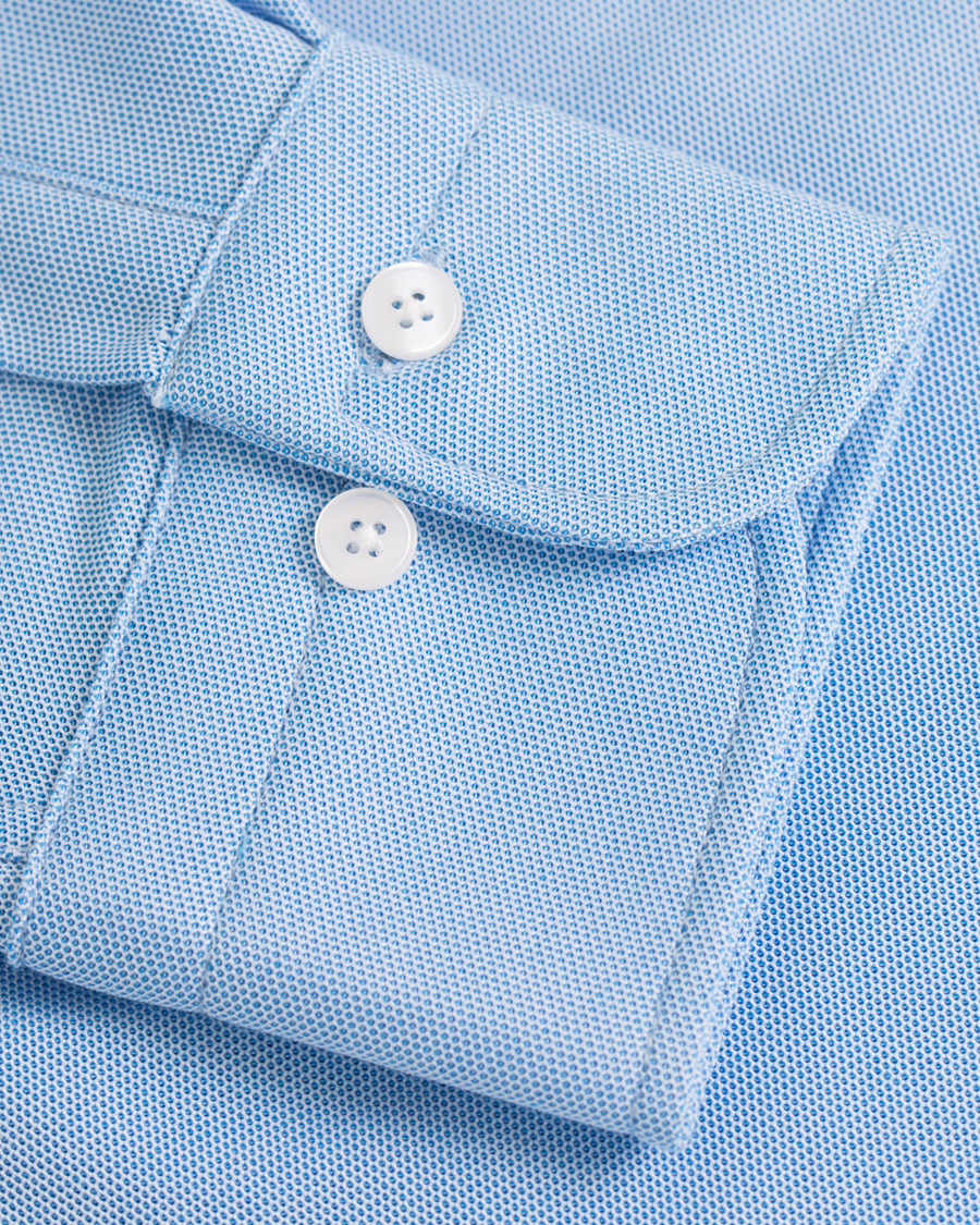 Herr | Skjortor | GANT | Slim Fit Tech Prep Pique Shirt Pallas Blue