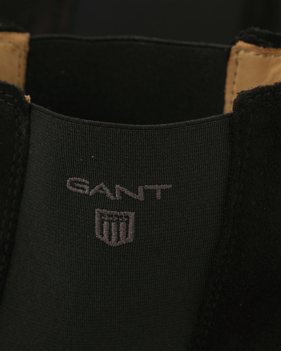 Herr | GANT Oscar Chelsea Boot Black Suede | GANT | Oscar Chelsea Boot Black Suede