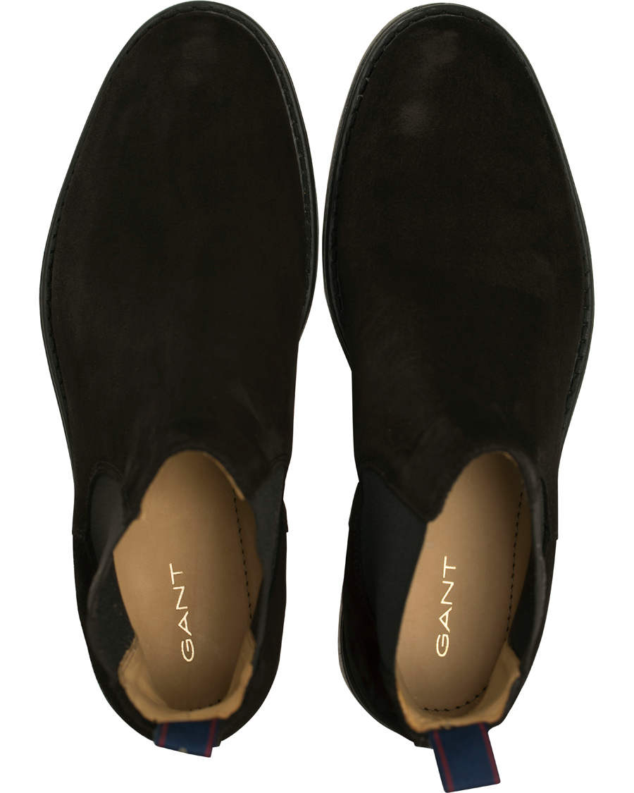 Herr | GANT Oscar Chelsea Boot Black Suede | GANT | Oscar Chelsea Boot Black Suede